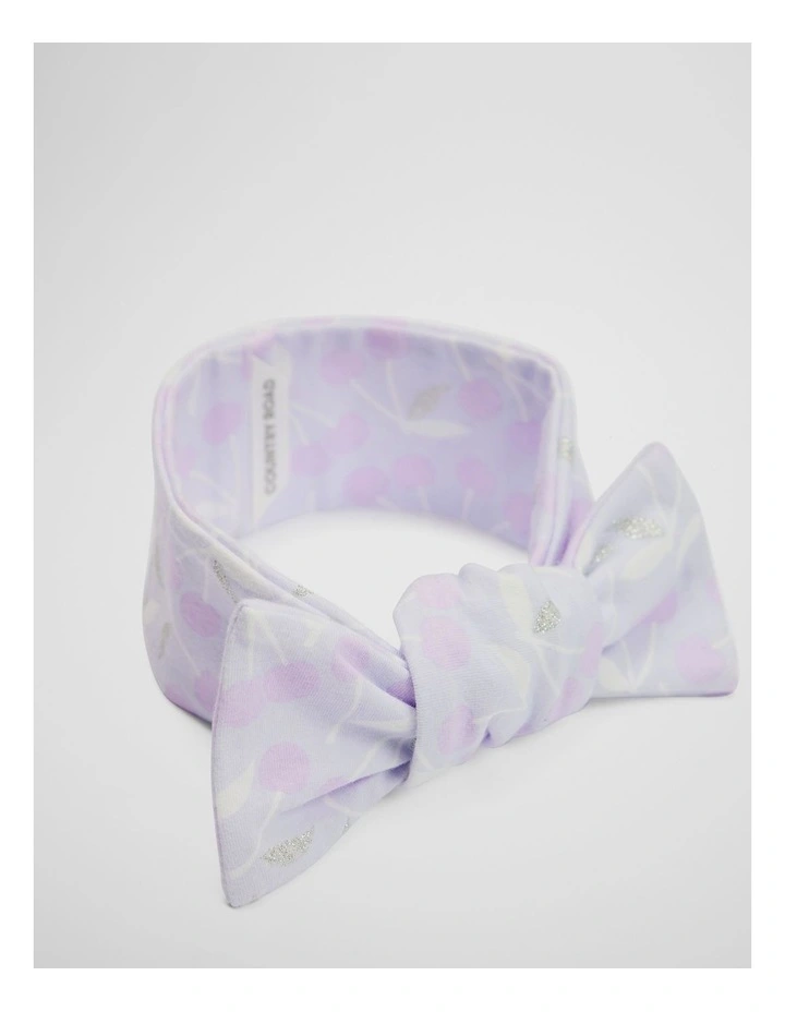 Headband in Lilac Multi image 2