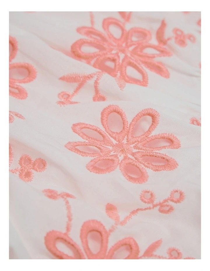 Broderie Bloomer in Coral image 2