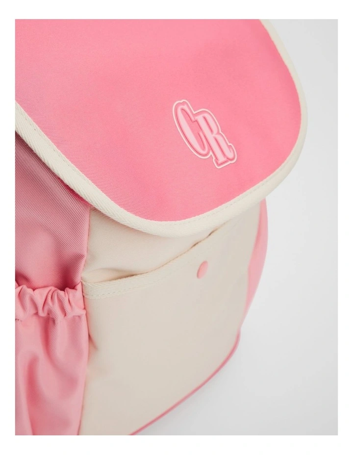 Spliced Backpack in Blush Pink image 3