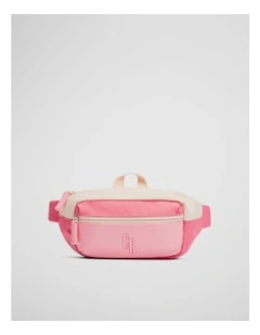 Spliced Waist Bag in Blush Pink