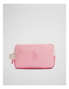 Spliced Washbag in Blush Pink