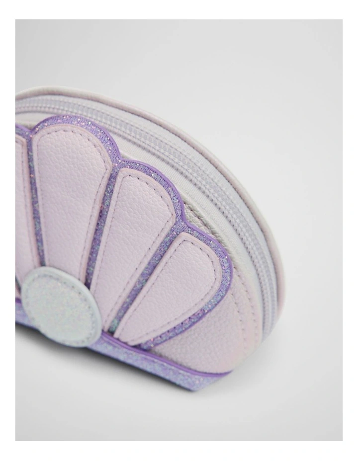 Shell Purse in Lilac image 2