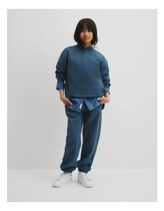 Teen Modern Track Pant in Deep Blue