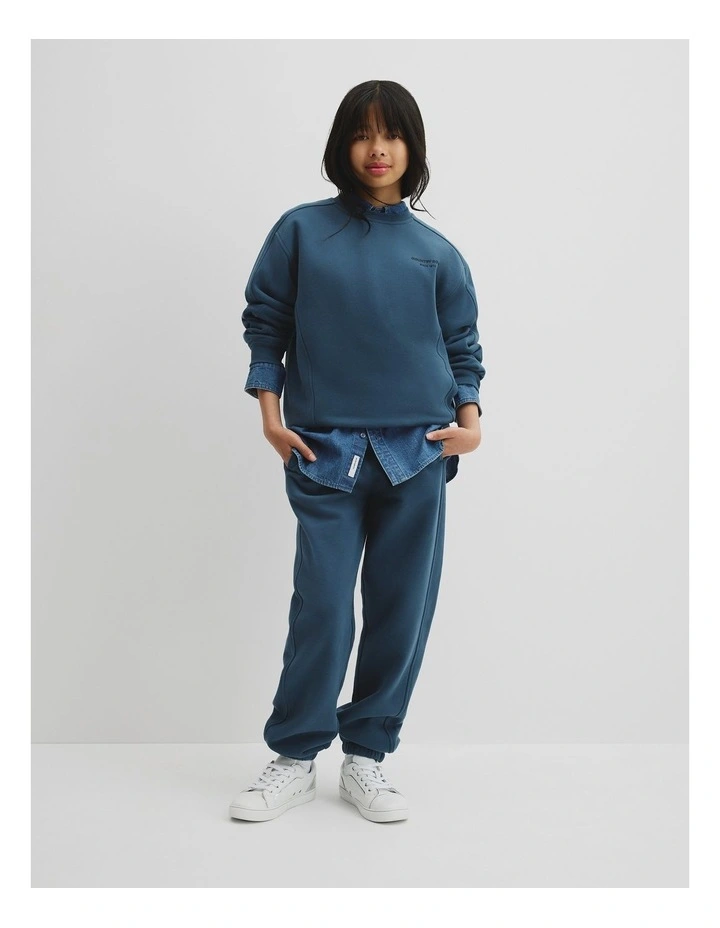 Teen Modern Track Pant in Deep Blue image 1