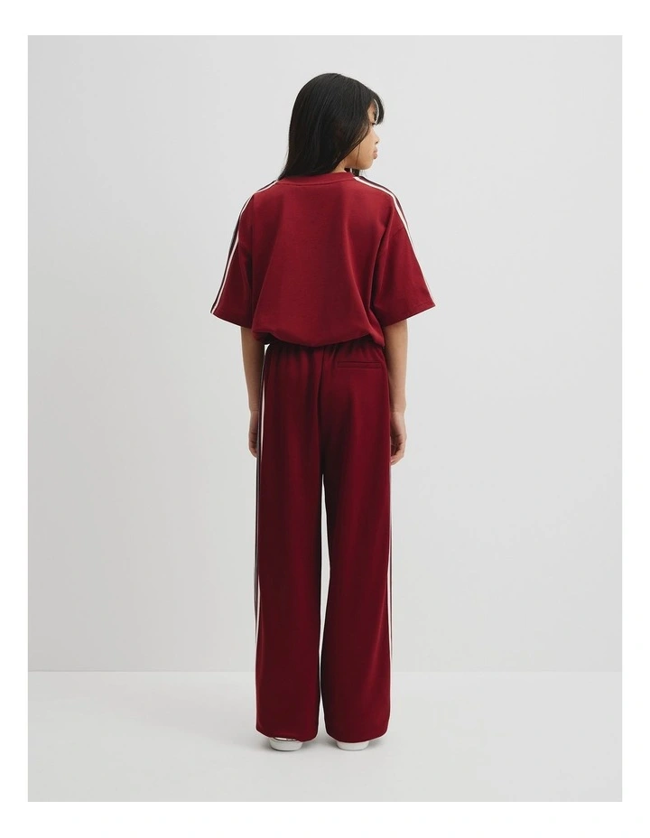 Teen Elasticated T-shirt in Maple Red image 4