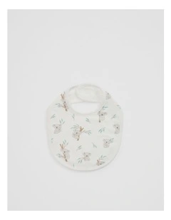 Koala Bib in Marshmallow