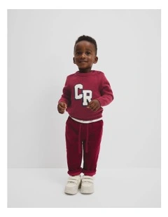 Country Road Intarsia Knit in Currant