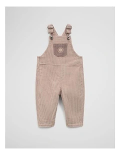 Cord Overalls in Mushroom