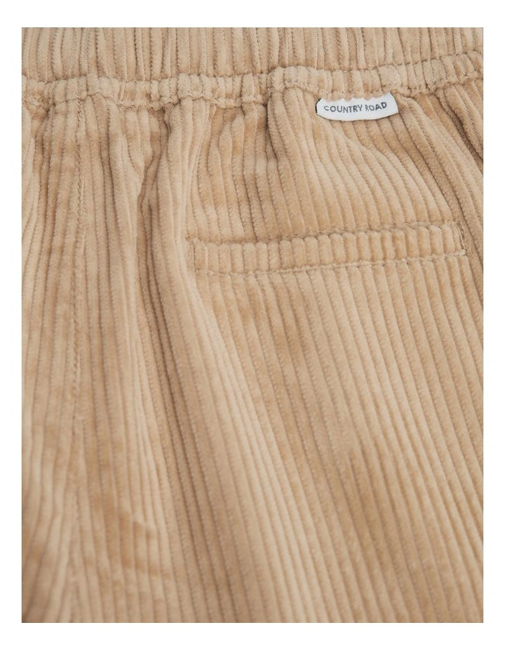 Organically Grown Cotton Corduroy Pant in Latte image 5
