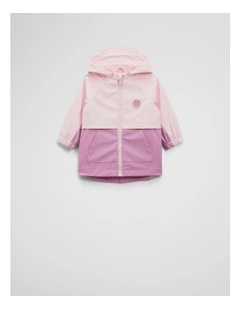 Hooded Rain Jacket in Multi