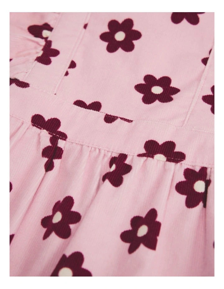 Cord Floral Overall in Pink Floral image 5