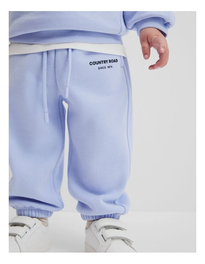 Australian Cotton Modern Track Pant in Bluebell image 2