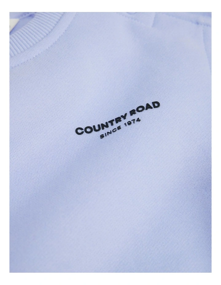 Australian Cotton Modern Sweat Top in Bluebell image 5
