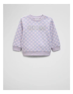 Australian Cotton Relaxed Heritage Sweat in Multi