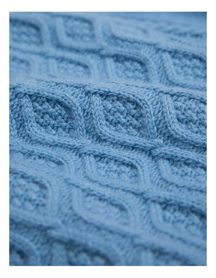 Frill Cable Knit in Glacier image 5