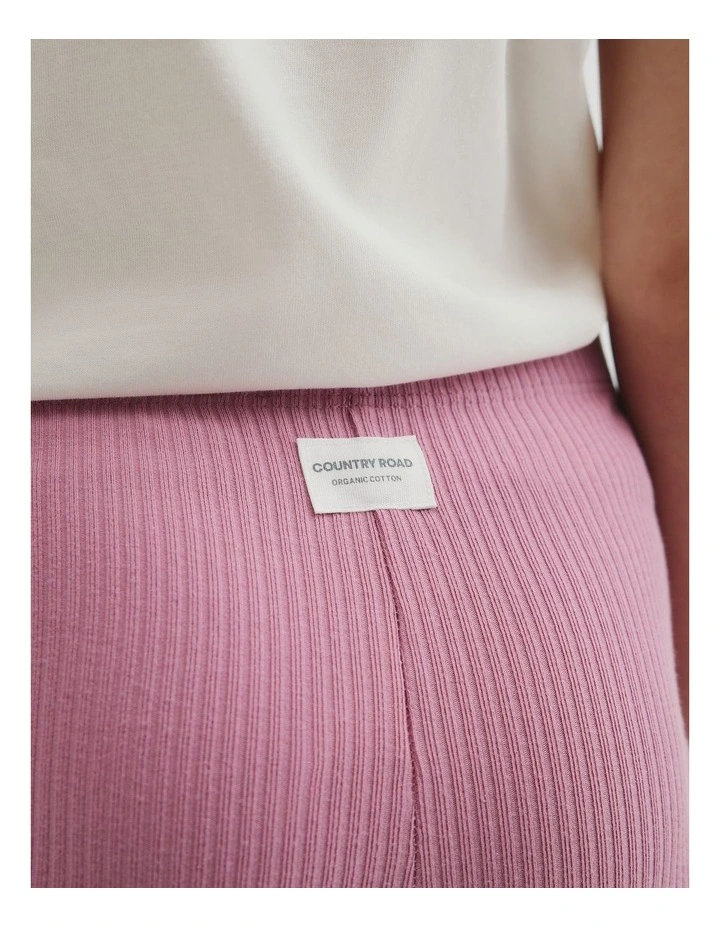 Rib Bike Short in Berry image 2