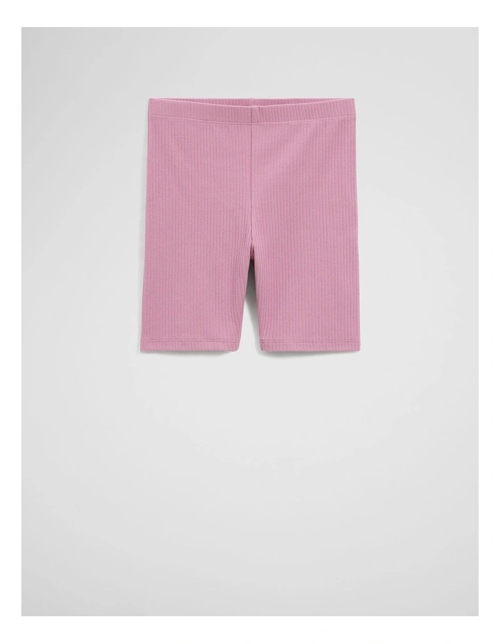 Rib Bike Short in Berry image 4