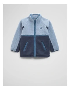 Sherpa Zip Through in Navy