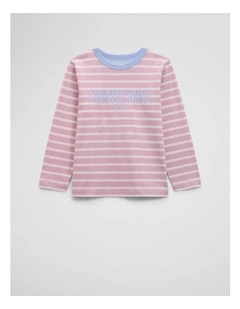 Long Sleeve Heritage T-shirt in Berry