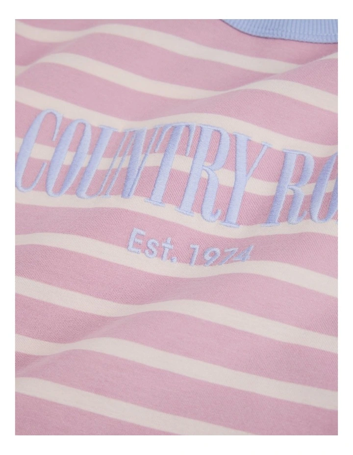 Long Sleeve Heritage T-shirt in Berry image 2