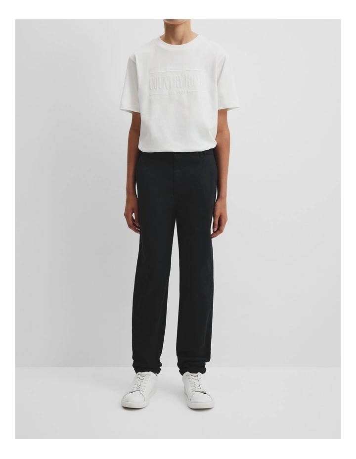 Teen Chino Pant in Jet Black image 2
