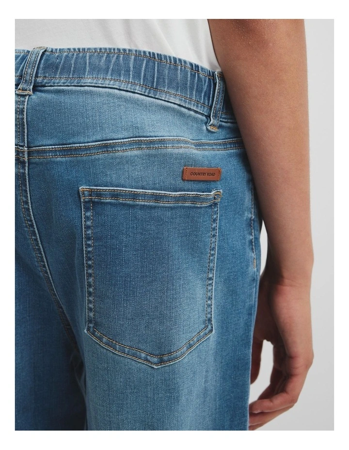 Teen Denim Jogger in Denim image 3