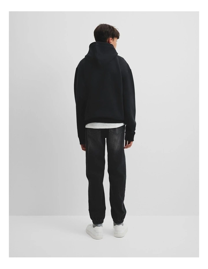 Teen Country Road Hooded Sweat in Black image 4