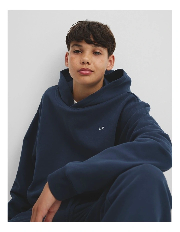 Teen Country Road Hooded Sweat in Navy image 4