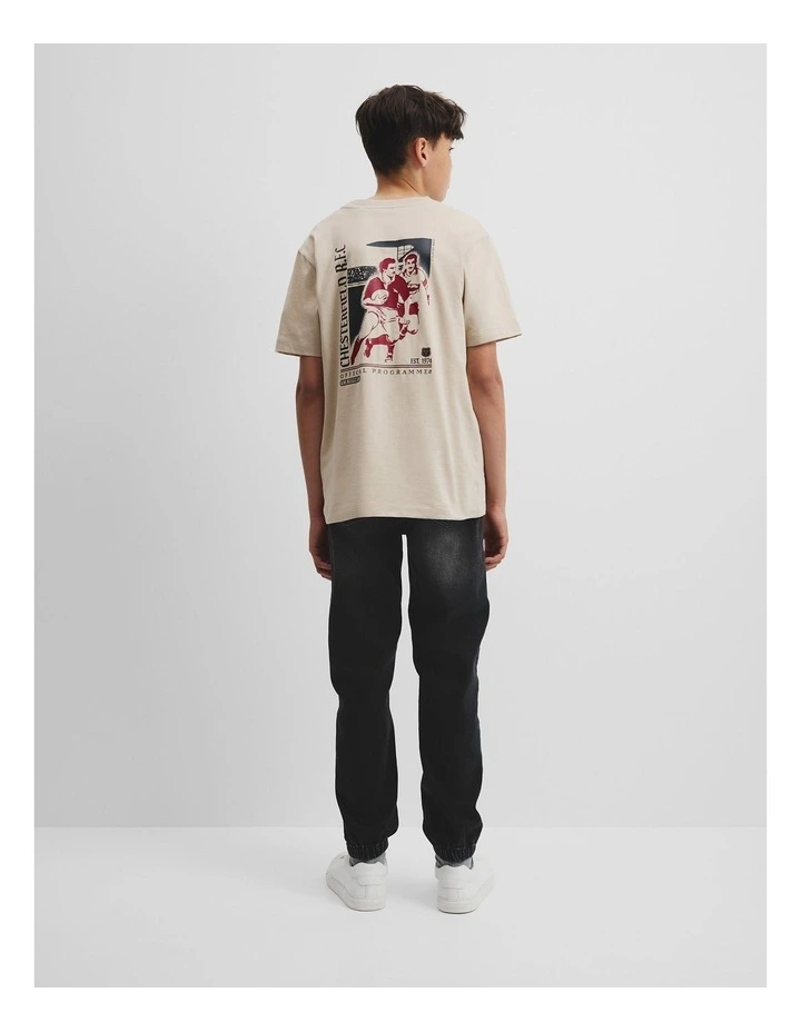 Teen Sports Club T-shirt in Wafer image 4