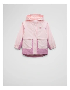 Rain Jacket in Pink Multi
