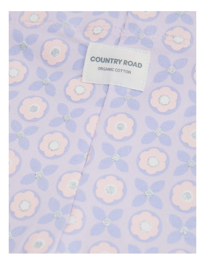 Geometric Legging in Bluebell image 2