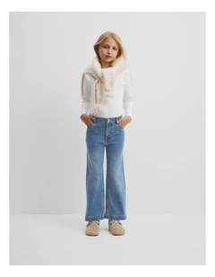 Hi Rise Pocket Jean in Dark Indigo