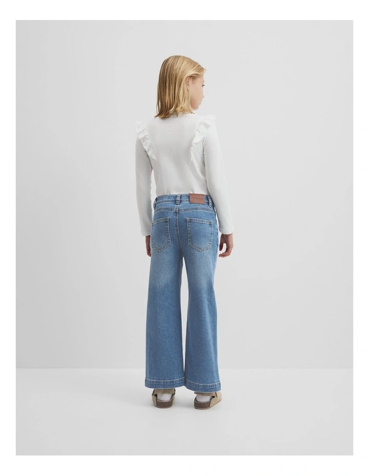 Hi Rise Pocket Jean in Dark Indigo image 3