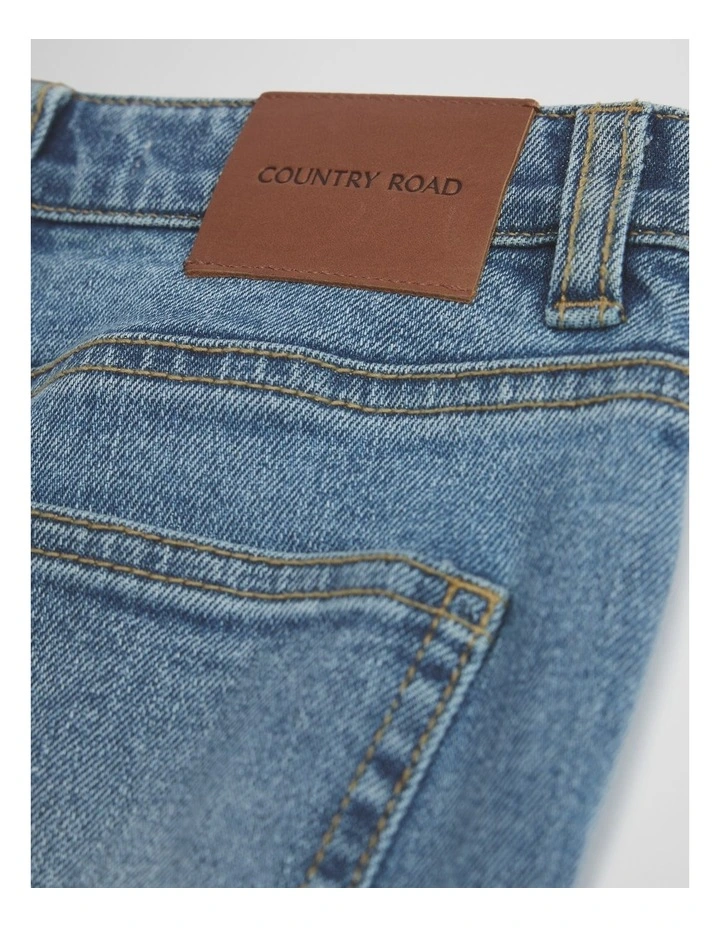 Hi Rise Pocket Jean in Dark Indigo image 5