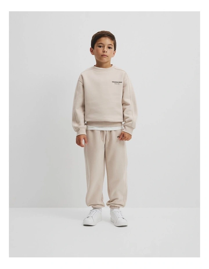 Australian Cotton Modern Sweat in Wafer image 1