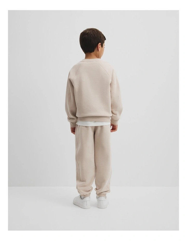 Australian Cotton Modern Sweat in Wafer image 3