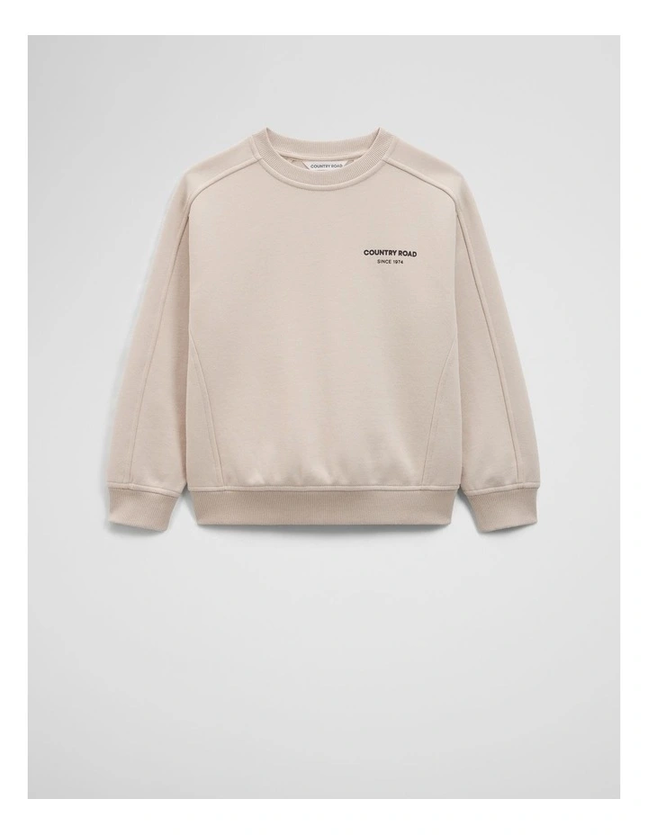 Australian Cotton Modern Sweat in Wafer image 4