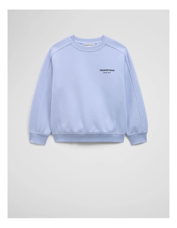 Australian Cotton Modern Sweat in Bluebell image 4