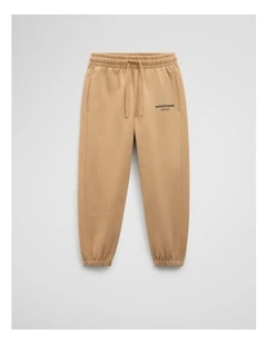 Australian Cotton Modern Track Pant in Honey