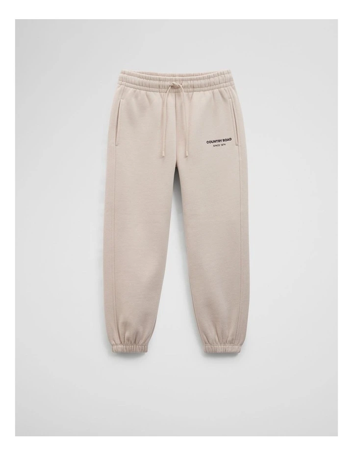 Australian Cotton Modern Track Pant in Wafer image 4