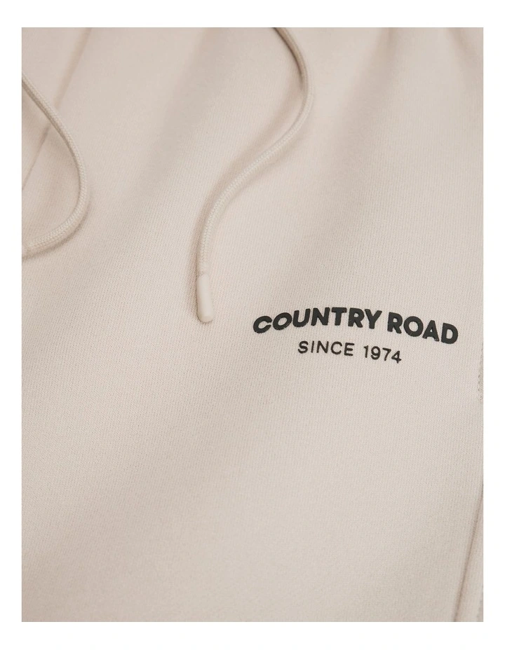 Australian Cotton Modern Track Pant in Wafer image 5