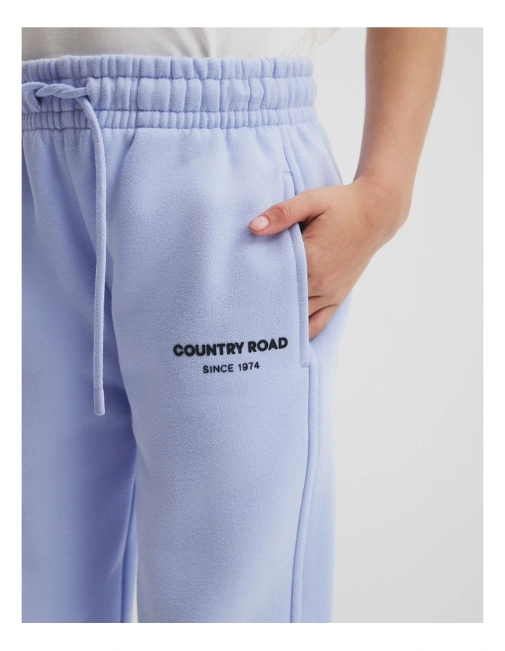 Australian Cotton Modern Track Pant in Bluebell image 2