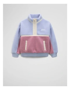 Splice Sherpa Sweat in Bluebell Multi