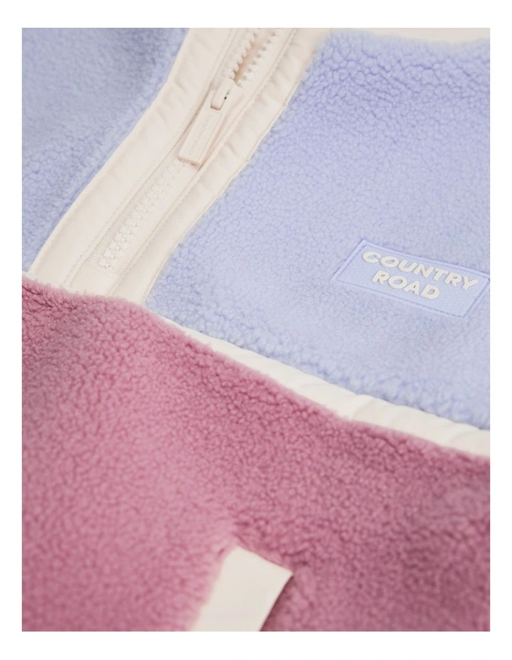 Splice Sherpa Sweat in Bluebell Multi image 2