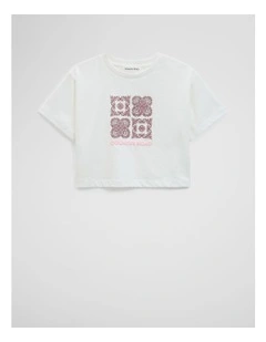 Paisley T-shirt in Marshmallow