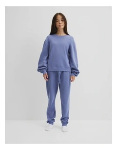 Teen Waffle Pyjama in Porcelain Blue