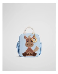 Mini Backpack in Soft Blue