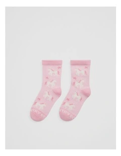 Pony Socks in Playful Pink
