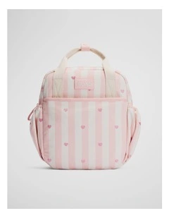 Top Handle Backpack in Playful Pink