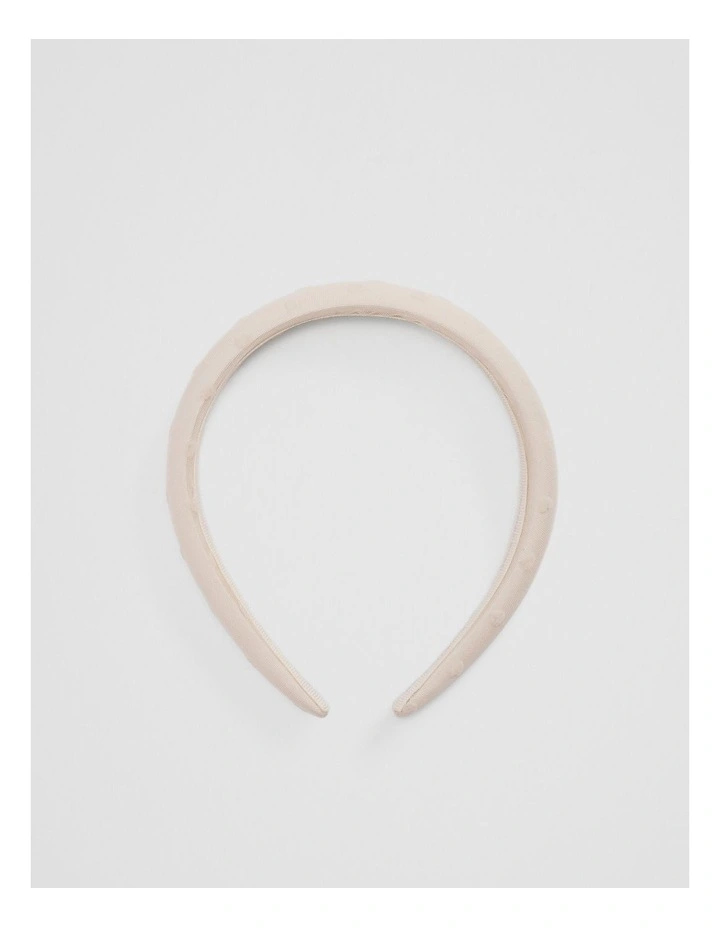 Heart Headband in Marshmallow image 1